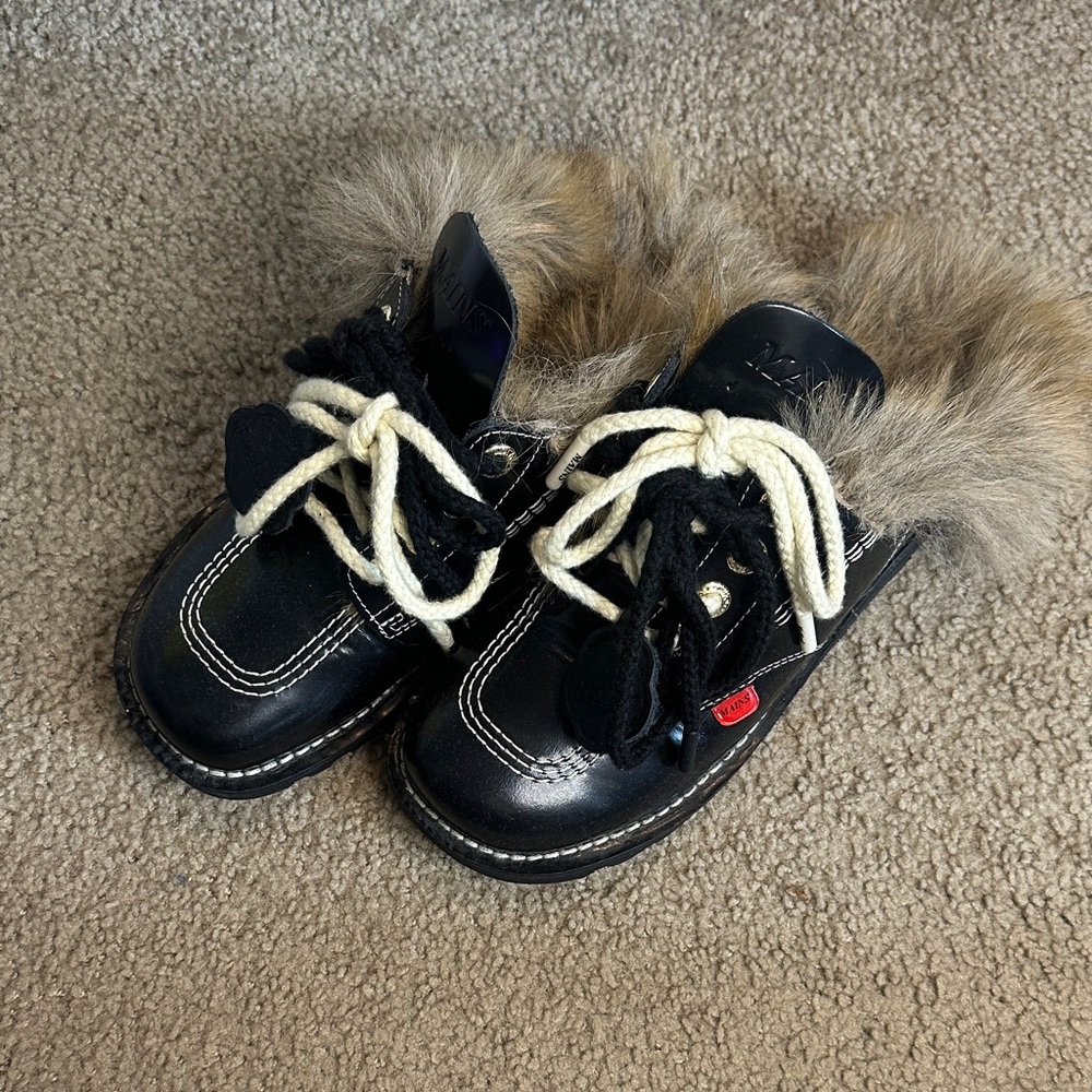 MAINS x Kickers Kick Mules with Fur